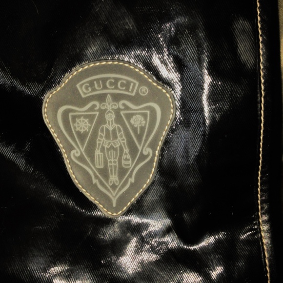 Vintage Gucci Patent Leather Shoppers Tote - Picture 2 of 10